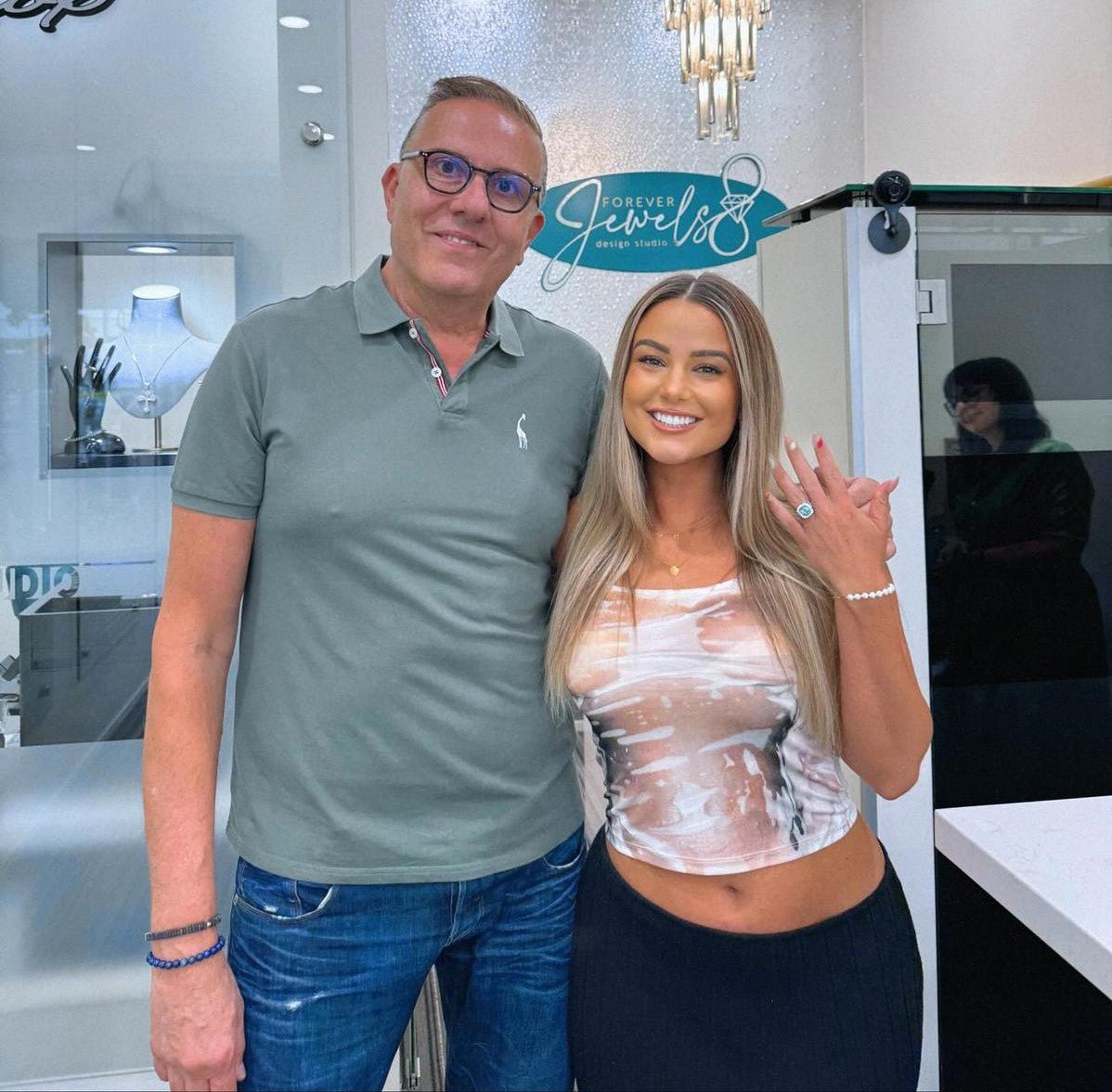 Theo M's Stunning Ring Captivates Karina's Heart: A Tale of Love and Elegance - ForeverJewels Design Studio 8