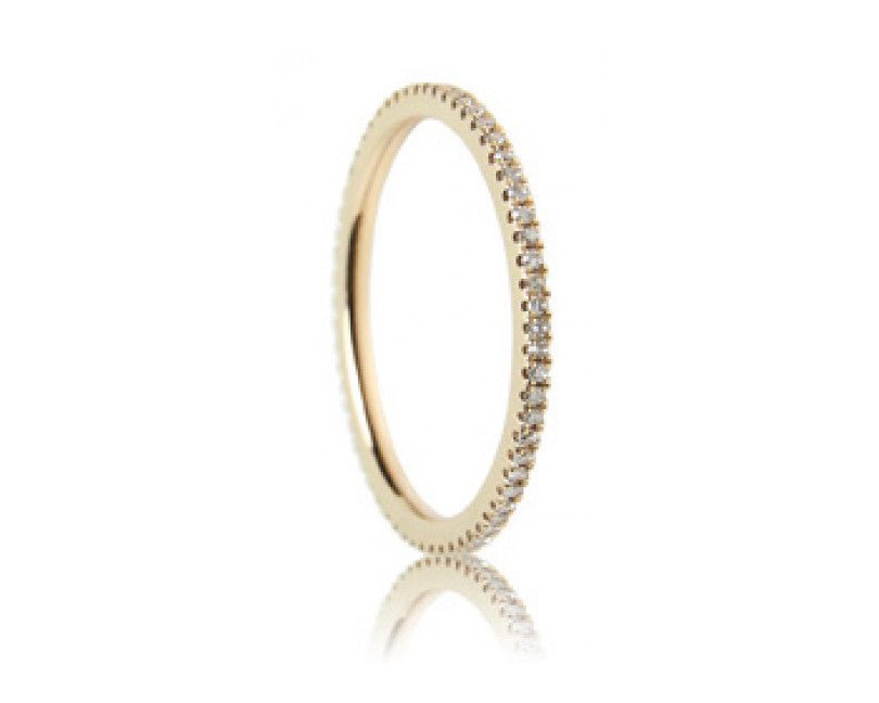 18ct Rose gold cognac diamond eternity band - ForeverJewels Design Studio 8