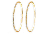 18ct Rose Gold Diamond Hoop Earrings - ForeverJewels Design Studio 8