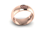 18ct Rose gold men's signet ring - ForeverJewels Design Studio 8
