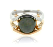 18ct White & rose gold star sapphire ring - ForeverJewels Design Studio 8