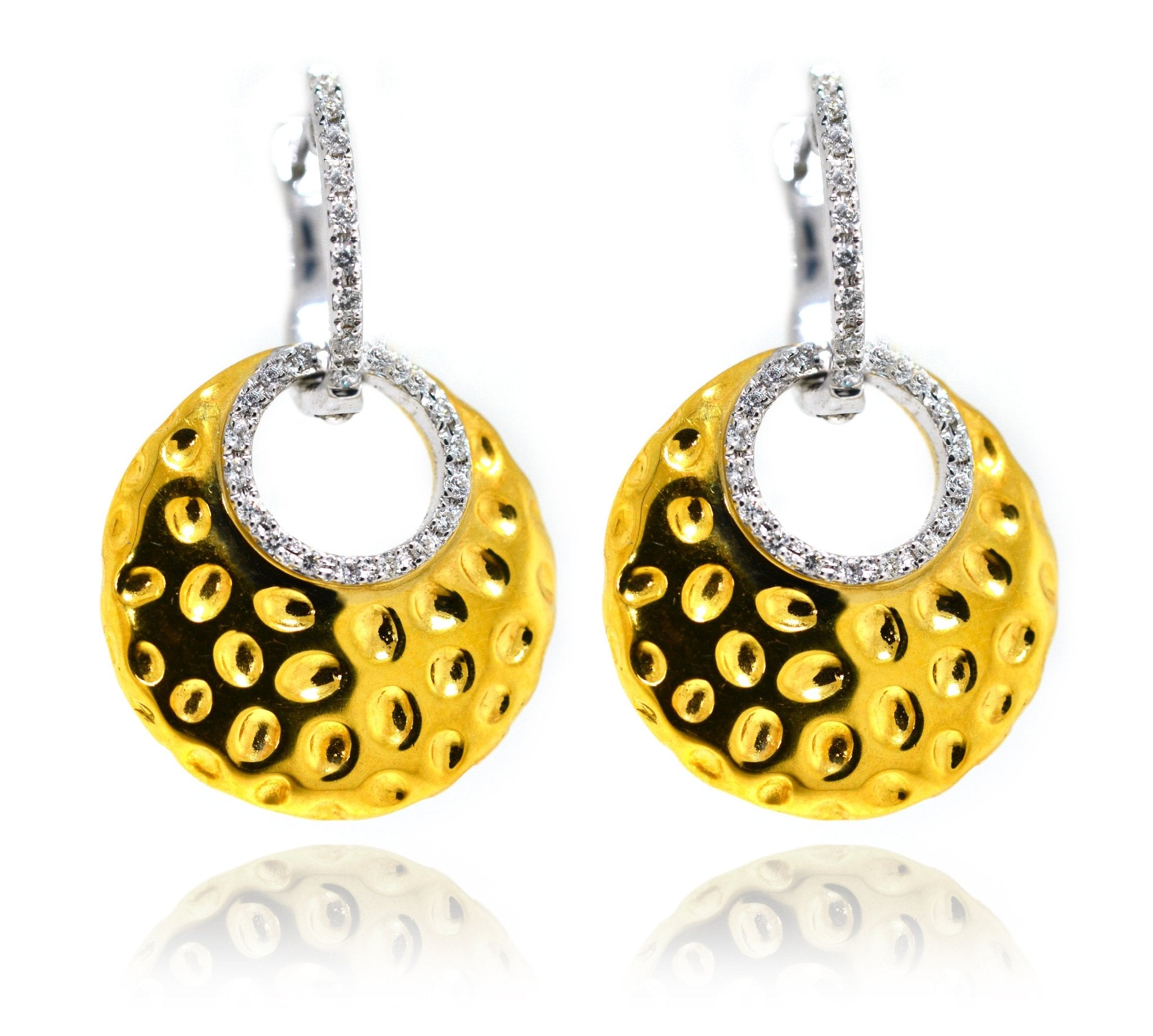 18ct Yellow Gold Diamond Earrings - ForeverJewels Design Studio 8
