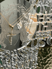 18k white gold Diamond Cross Pendant - ForeverJewels Design Studio 8