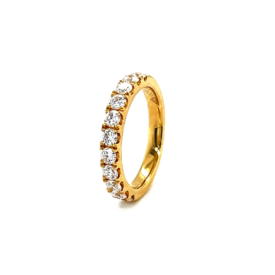 18k yellow gold Diamond Wedding Ring - ForeverJewels Design Studio 8