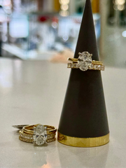 Oval 2.51 Solitaire lab Diamond Engagement Ring