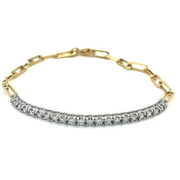 Paperclip Lab Diamond Tennis bracelet