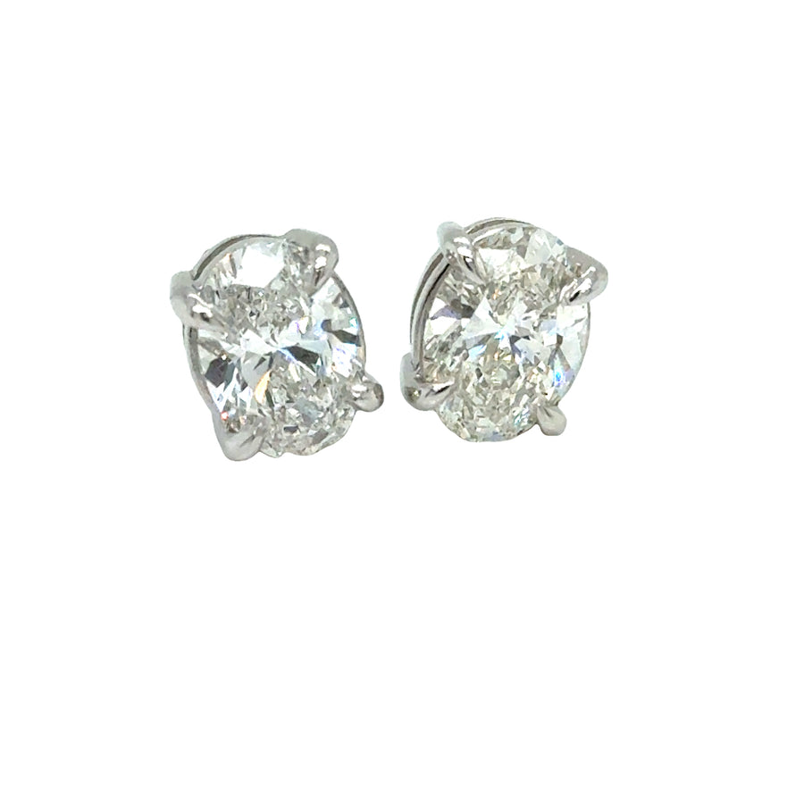 Oval Lab Diamond Studs