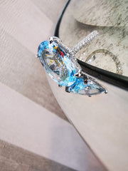 Aquamarine Diamond Ring - ForeverJewels Design Studio 8