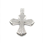 Black and White Diamond Cross Pendant - ForeverJewels Design Studio 8