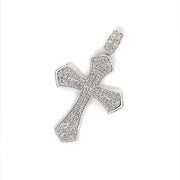 Black and White Diamond Cross Pendant - ForeverJewels Design Studio 8