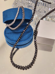 Black Diamond Bead Necklace - ForeverJewels Design Studio 8