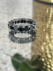 Black Diamond Eternity Ring - ForeverJewels Design Studio 8