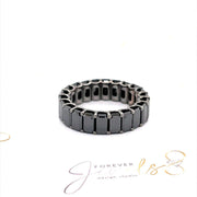 Black Diamond Eternity Ring - ForeverJewels Design Studio 8