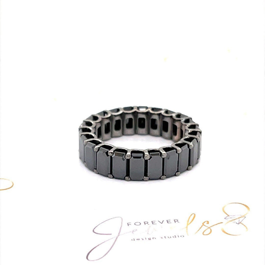 Black Diamond Eternity Ring - ForeverJewels Design Studio 8