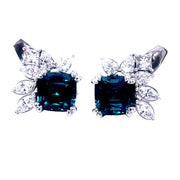 Blue lagoon Tourmaline &Diamond Earrings - ForeverJewels Design Studio 8