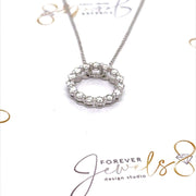 Circle Diamond Pendant - ForeverJewels Design Studio 8