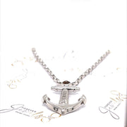 Cognac Diamond Anchor Necklace - ForeverJewels Design Studio 8
