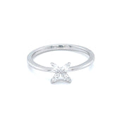Delicate Flower Petals Marquise Diamond Ring - ForeverJewels Design Studio 8