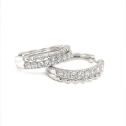 Diamond Hoop Earrings - ForeverJewels Design Studio 8