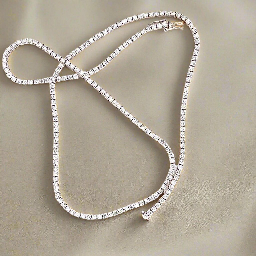 Diamond Tennis Necklace - ForeverJewels Design Studio 8
