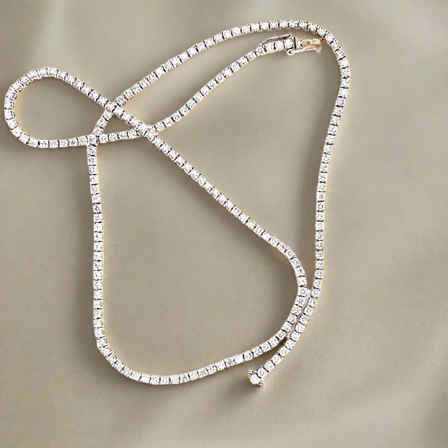 Diamond Tennis Necklace - ForeverJewels Design Studio 8