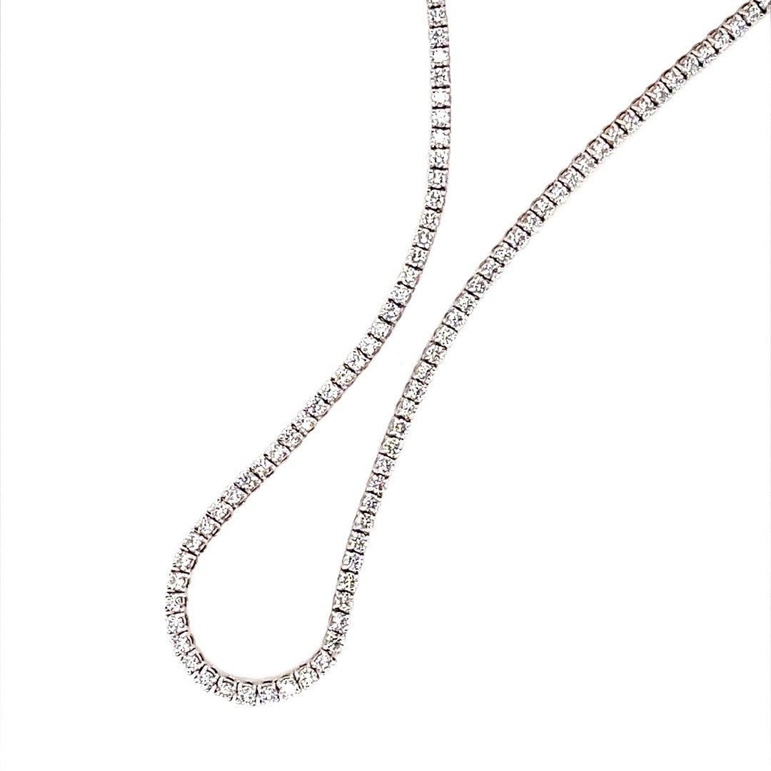 Diamond Tennis Necklace - ForeverJewels Design Studio 8