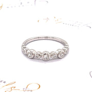 Diamond wedder stackable Ring - ForeverJewels Design Studio 8