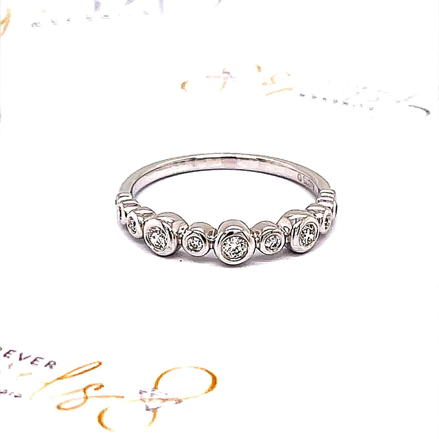 Diamond wedder stackable Ring - ForeverJewels Design Studio 8