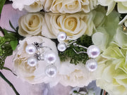 Double South sea Pearls Earring Studs - ForeverJewels Design Studio 8