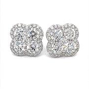 Four leaf clover Diamond studs - ForeverJewels Design Studio 8