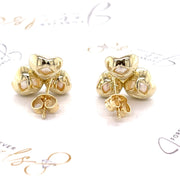 Fresh Water Pearl Yellow Gold Earrings - ForeverJewels Design Studio 8