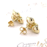 Fresh Water Pearl Yellow Gold Earrings - ForeverJewels Design Studio 8