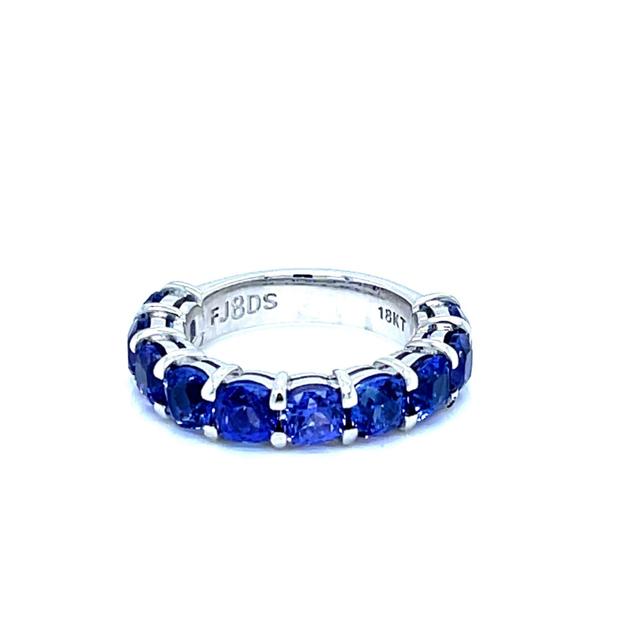 Half Eternity Tanzanite Ring - ForeverJewels Design Studio 8