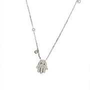 Hamsa Diamond Necklace - ForeverJewels Design Studio 8