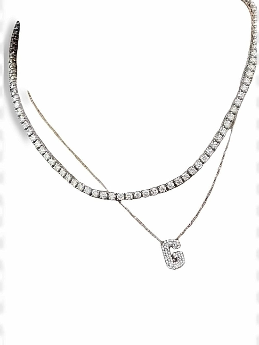 Lab Diamonds Tennis Necklace - ForeverJewels Design Studio 8