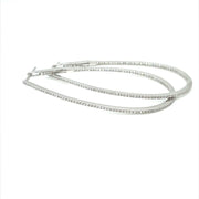 Oval Diamond Hoop Earrings - ForeverJewels Design Studio 8