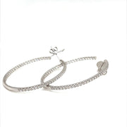 Oval Diamond Hoops - ForeverJewels Design Studio 8