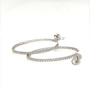 Oval Diamond Hoops - ForeverJewels Design Studio 8