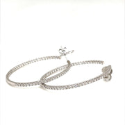 Oval Diamond Hoops - ForeverJewels Design Studio 8