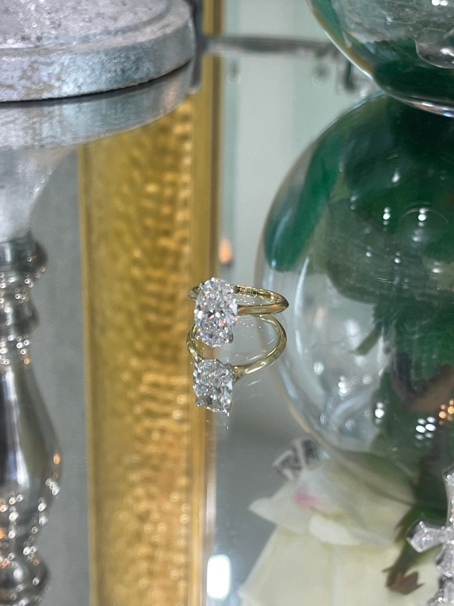 Oval Lab Diamond Engagement Ring - ForeverJewels Design Studio 8