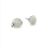 Pave Diamond Earring Studs - ForeverJewels Design Studio 8
