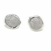 Pave Diamond Earring Studs - ForeverJewels Design Studio 8