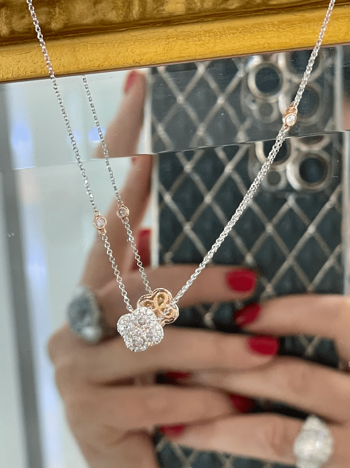 Pink Diamond Necklace - ForeverJewels Design Studio 8