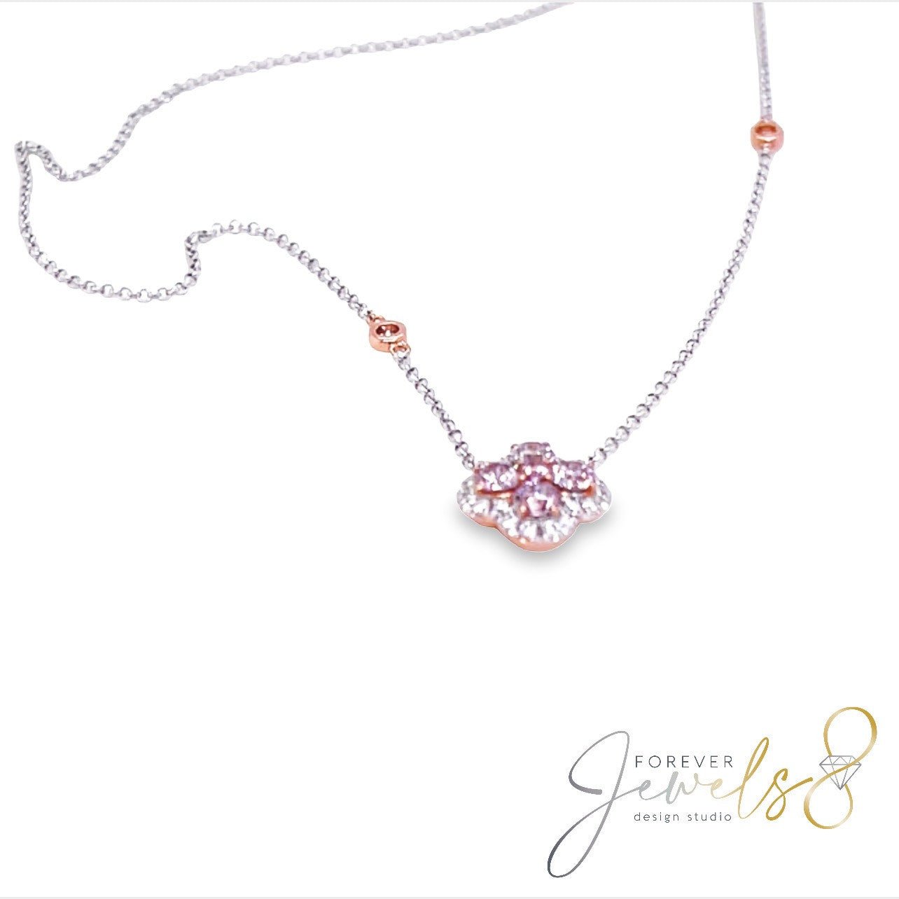 Pink Diamond Necklace - ForeverJewels Design Studio 8