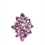 Pink Sapphires and Diamond Ring - ForeverJewels Design Studio 8