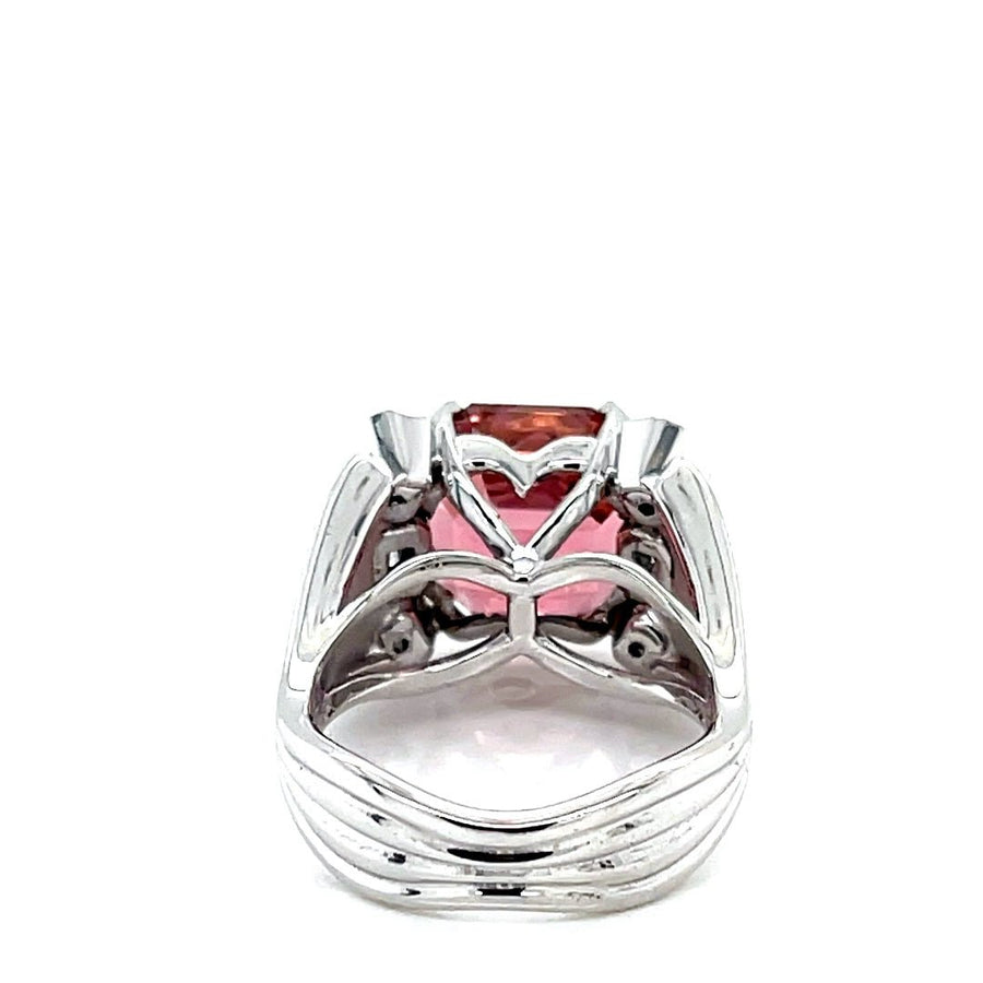 Pink Tourmaline and Diamond Ring - ForeverJewels Design Studio 8