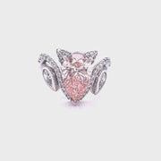 Lab grown Pink Diamond Ring