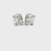 Oval Lab Diamond Studs