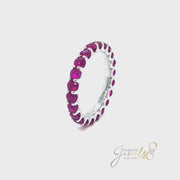 Ruby Eternity Ring