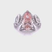 Lab grown Pink Diamond Ring